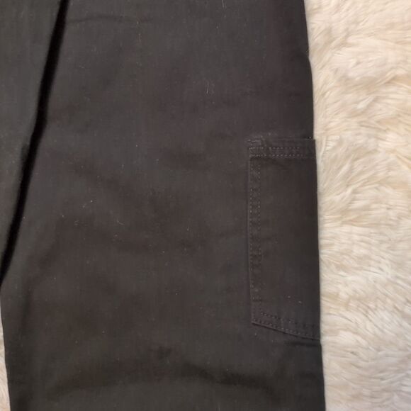 NWT Aritzia Sunday Best Women's Size 4 New Oscar Mid-Rise Carpenter Pants Black - Picture 12 of 12